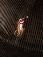 Polo Ralph Lauren - Full-Grain Leather-Trimmed Logo-Embroidered Cotton-Corduroy Baseball Cap