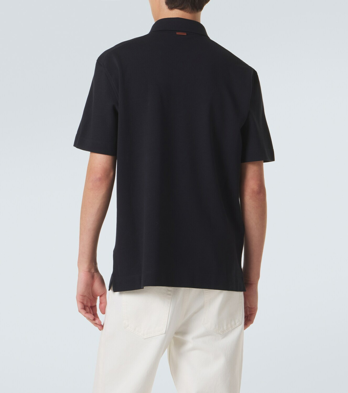 Zegna Cotton piqué polo shirt