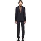 Dries Van Noten Navy Kayne Suit