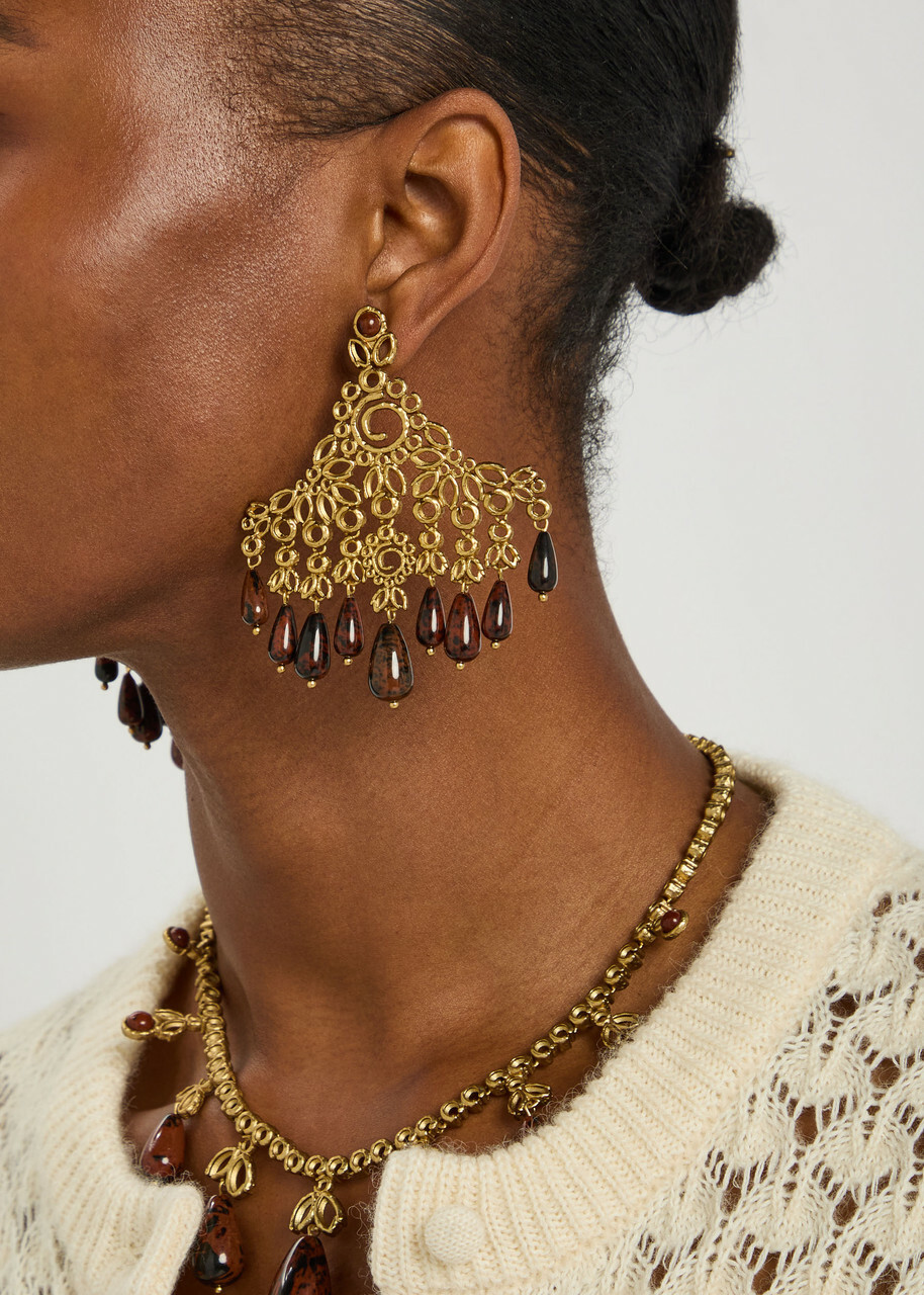 Zimmermann Maisie Chandeliers 14kt Gold-plated Drop Earrings - One Size
