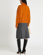 Annagreta Womens Turtleneck in Orange