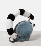 Loewe x Suna Fujita Lemur shearling crossbody bag