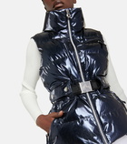 Jet Set Clara Met metallic puffer vest