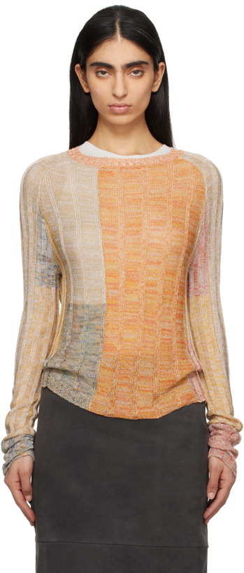 Photo: Eckhaus Latta Multicolor Symphony Sweater