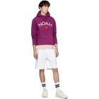 Noah NYC Pink Logo Hoodie