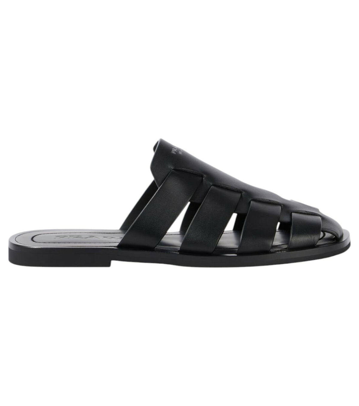 関税込◆送料無料！【PRADA】Padded Slides Black Prada Padded Nappa Leather Slides | Saks Fifth Avenue