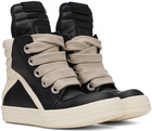 Rick Owens Black Porterville Jumbo Laced Geobasket Sneakers