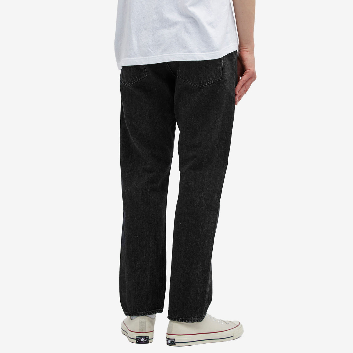 Ordinary Fits Men's 020 Ankle Denim Jeans in Black Ordinary Fits