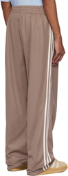 adidas Originals Brown Adicolor Baggy Fit Firebird Track Pants