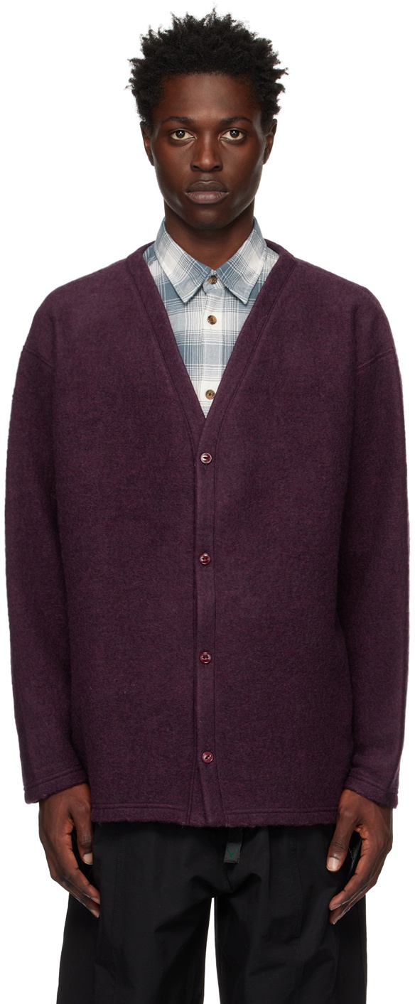 South2 West8 Purple Brushed Cardigan South2 West8