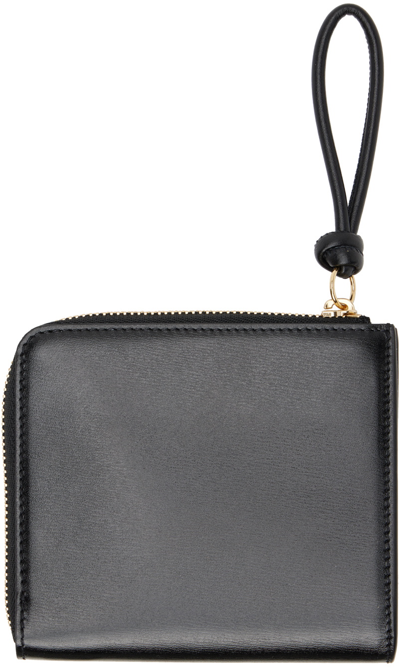 Jil Sander Black Credit Card Wallet Jil Sander