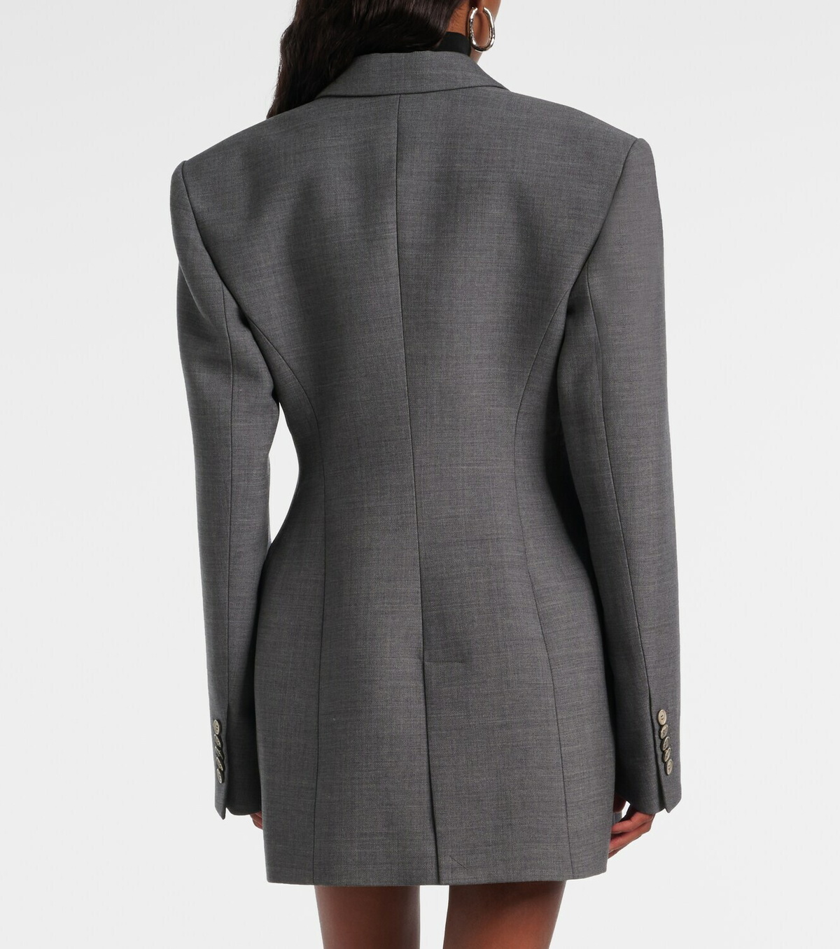 Wardrobe.NYC Peplum virgin wool blazer