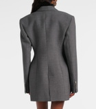 Wardrobe.NYC Peplum virgin wool blazer