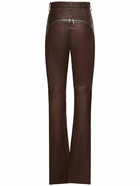 RICK OWENS - Bolan Banana Flared Leather Pants W/zips