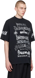 Balenciaga Black DIY Metal T-Shirt