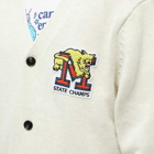 MARKET Men's State Champs Cardigan in Cream