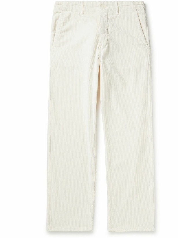 Photo: OrSlow - Cotton-Corduroy Trousers - White