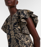 Ulla Johnson Severine printed cotton poplin top
