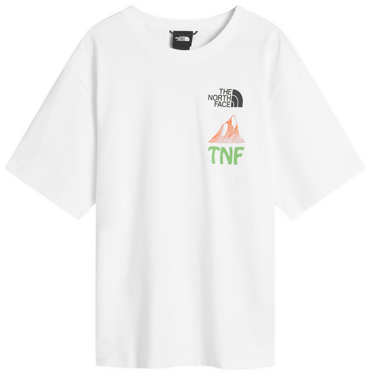 The North Face Men's Mountain Outline T-Shirt in Tnf White/Tnf