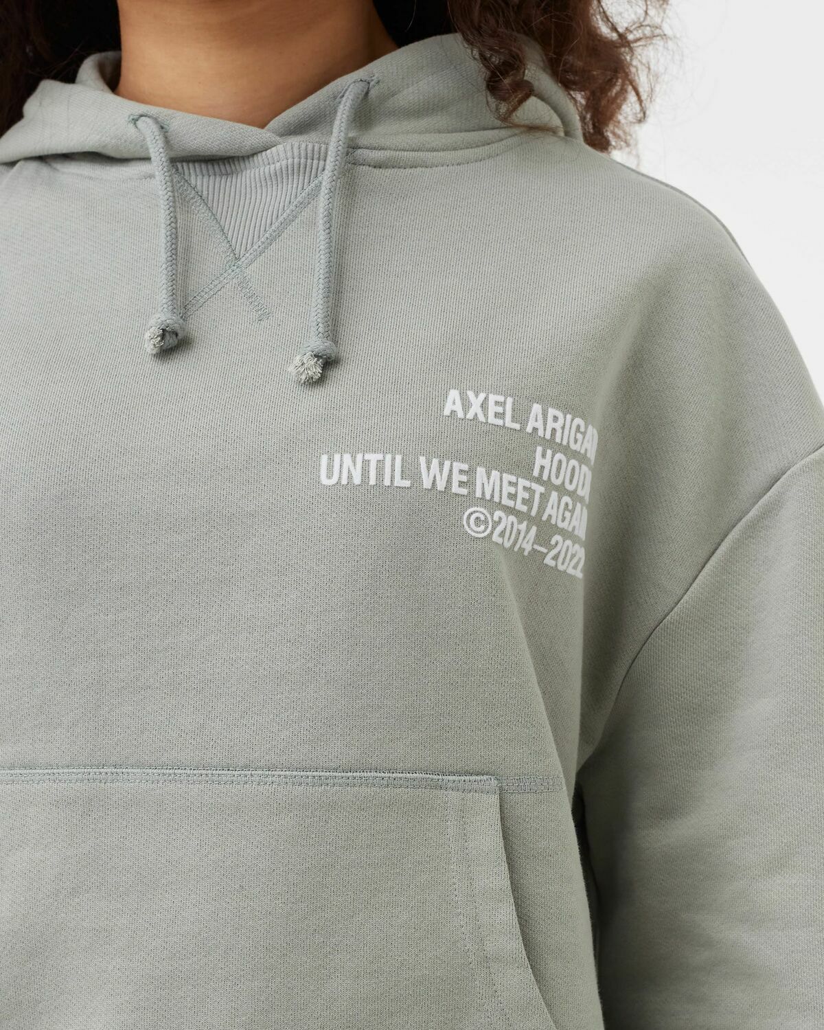 Axel Arigato Cure Cropped Hoodie Grey Hoodies Axel Arigato