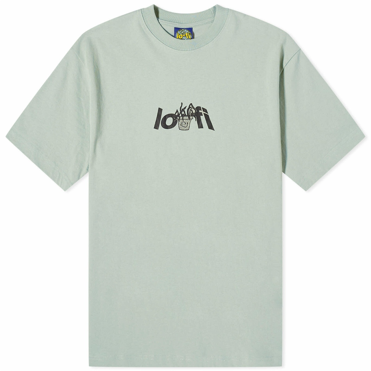 Photo: Lo-Fi Men's Plant Logo T-Shirt in Ice