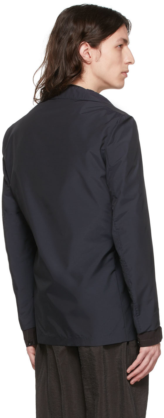 Ring Jacket Navy Wool Blazer