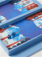 Alexandra Llewellyn - Polar Travel Leather Backgammon Set