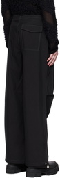 Dion Lee Black Parachute Trousers