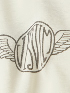 Visvim - Wallis Convertible-Collar Logo-Print Crepe Shirt - Neutrals