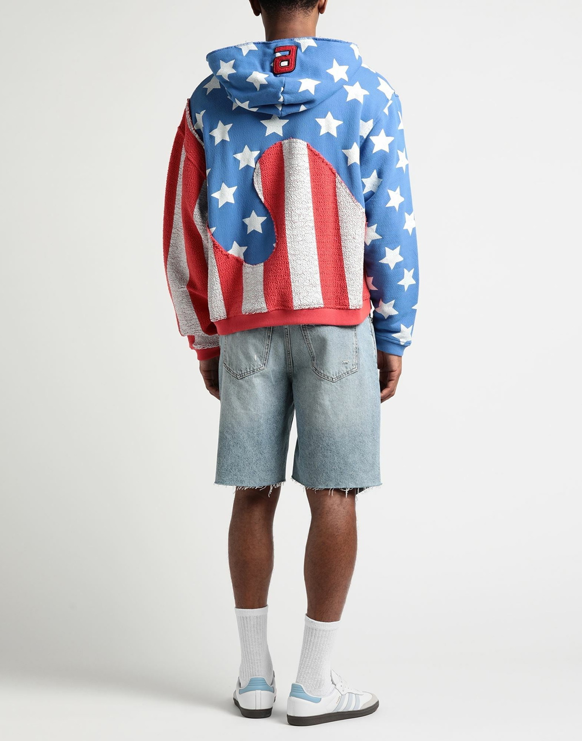 Erl Mens Sweatshirt Sky in Blue