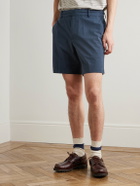 James Perse - Straight-Leg Stretch Cotton-Blend Golf Shorts - Blue