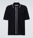 Orlebar Brown Roddy waffle-knit bowling shirt