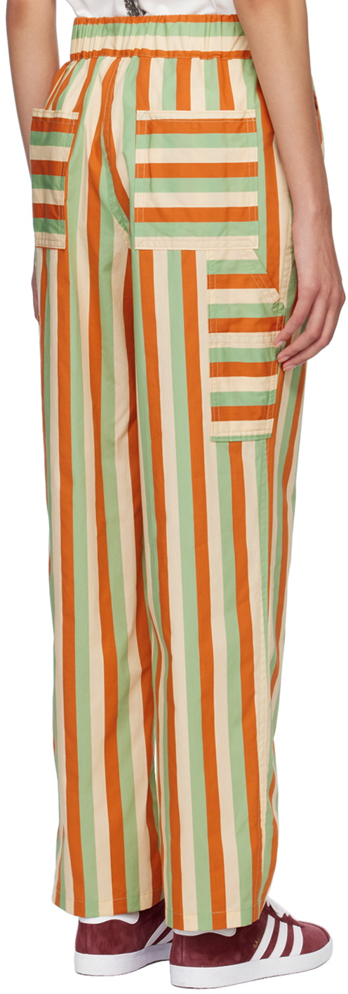 Caro Editions Orange Fleur Trousers