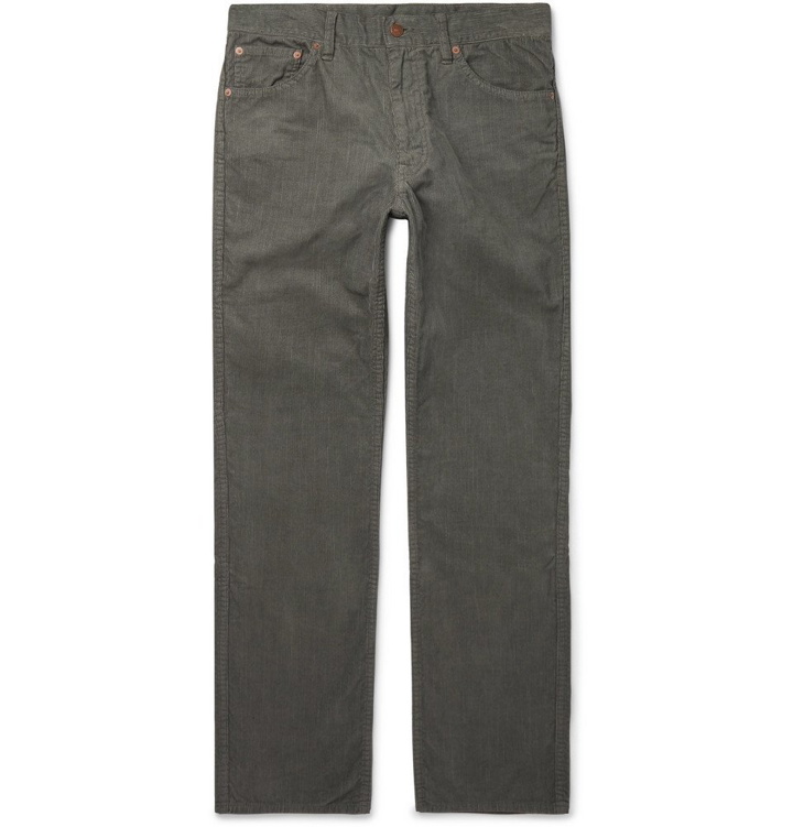 Photo: visvim - Fluxus 02 Slim-Fit Cotton-Corduroy Trousers - Men - Gray