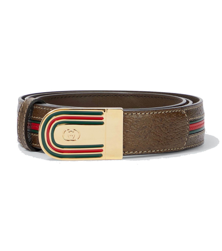 Photo: Gucci - Interlocking G leather belt