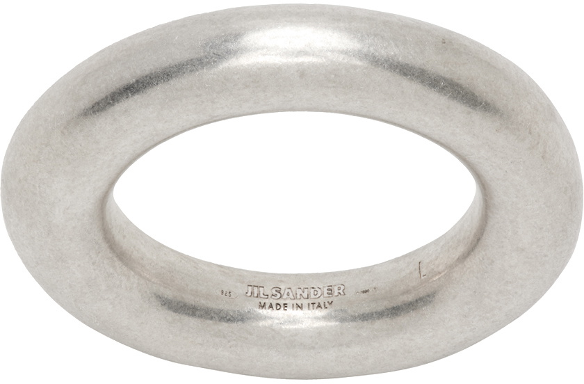 Jil Sander Silver Classic Ring