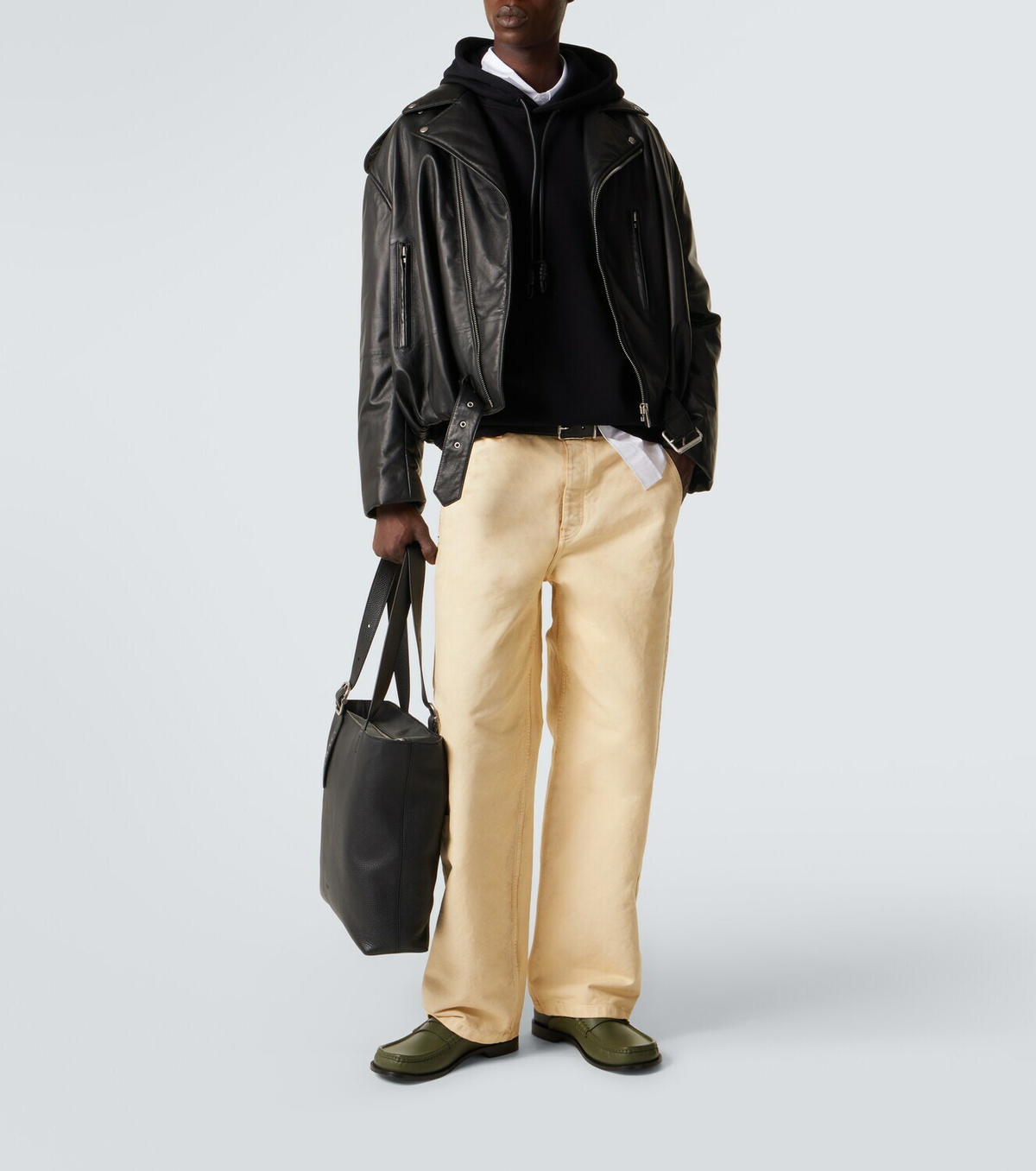 Loewe Anagram cotton jersey hoodie