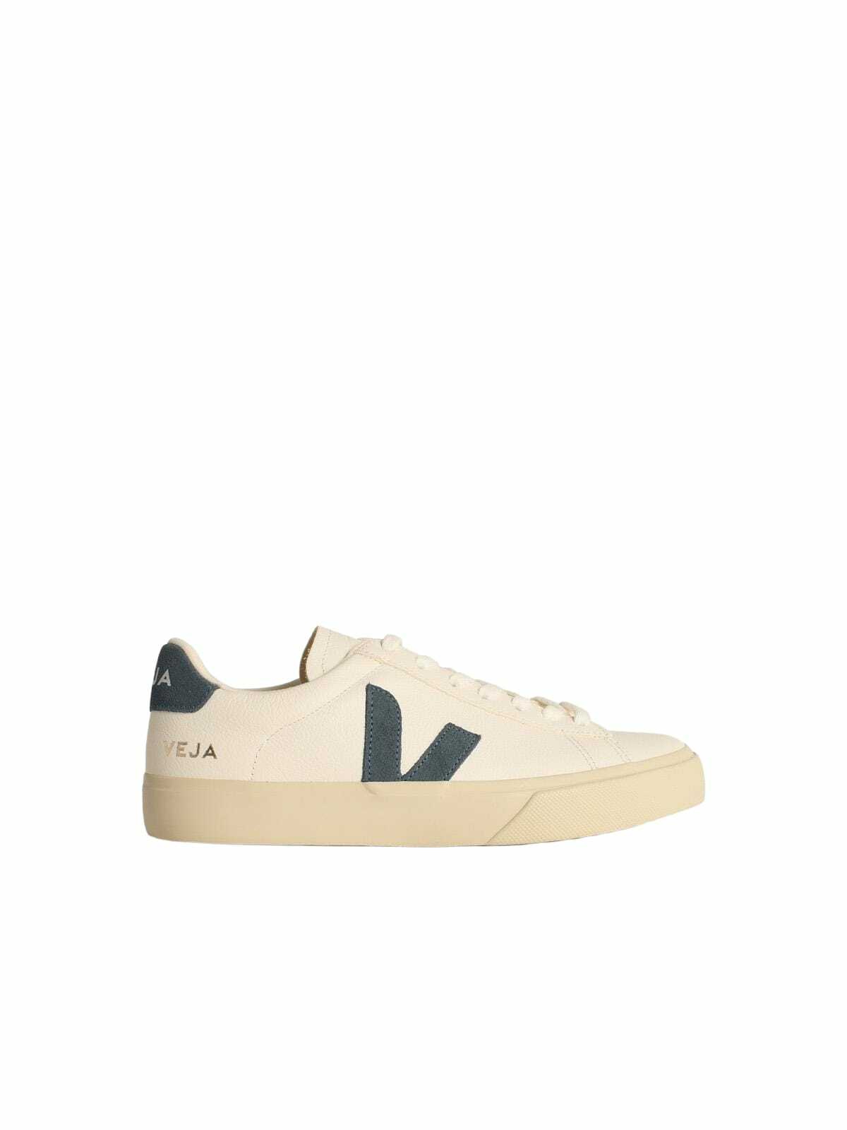 Veja campo Blu White Leather Sneakers