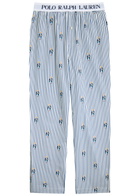 Polo Ralph Lauren Striped Cotton-poplin Pyjama Trousers Blue
