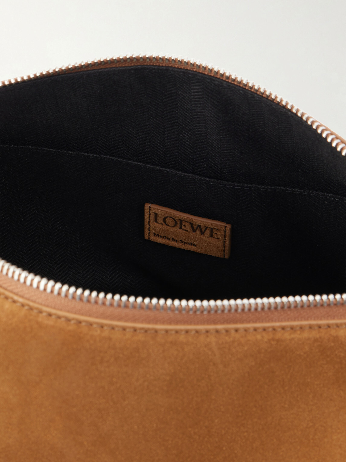 LOEWE - Loop Medium Logo-Debossed Leather Messenger Bag