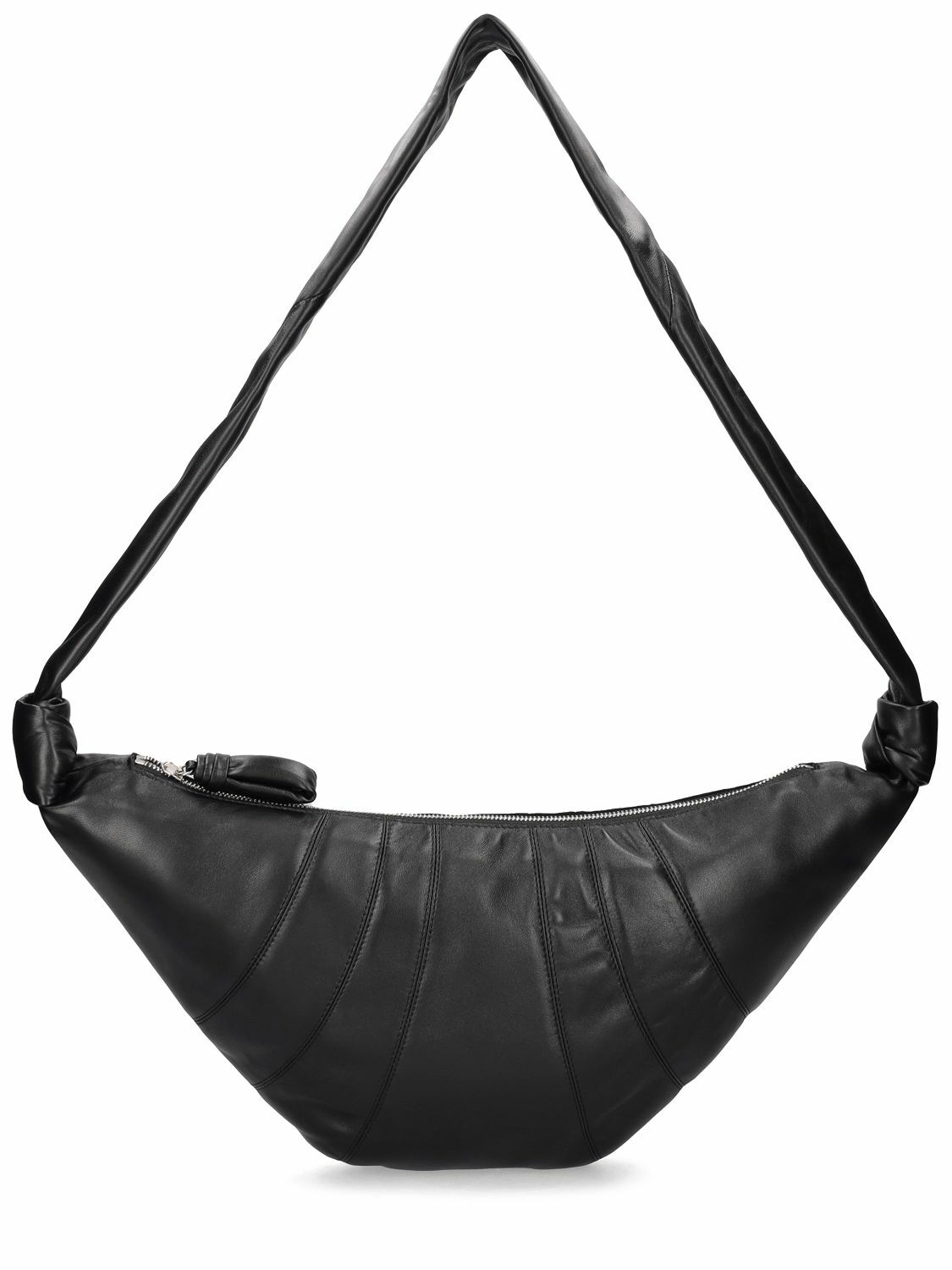 【LEMAIRE】Medium Soft Nappa Croissant Shoulder Bag Black Black Medium Croissant Bag | LEMAIRE