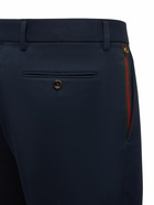 GUCCI - Cotton Ankle Pants W/ Web