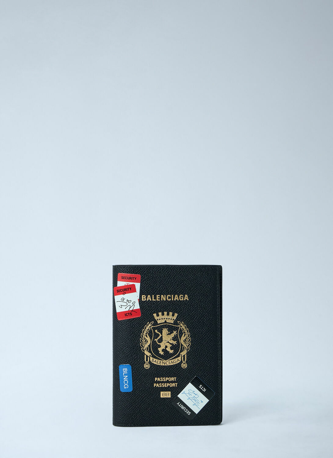 Balenciaga Grain Leather Passport Holder