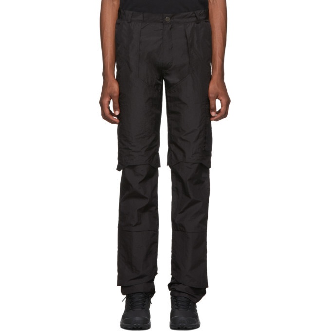 Photo: Heliot Emil Black Technical Layered Trousers