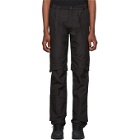 Heliot Emil Black Technical Layered Trousers