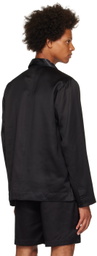 CDLP Black Home Pyjama Shirt