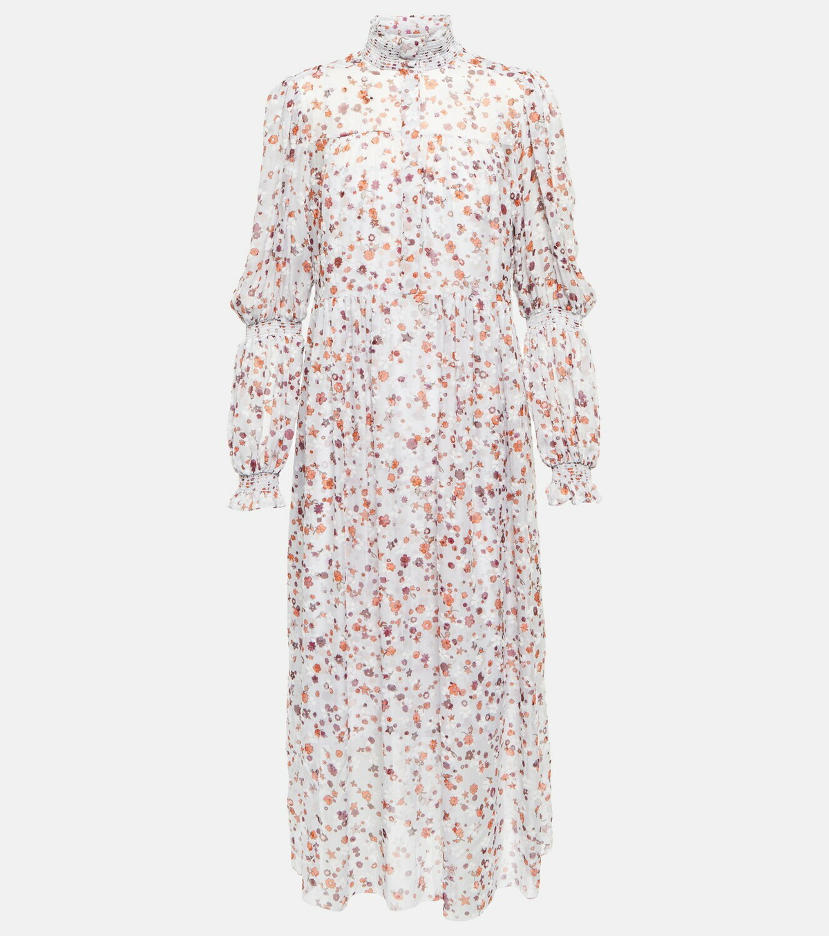■DOROTHEE SCHUMACHER プリント シルク ツイール ミディ ドレス FLORAL TWIST dress | Dorothee Schumacher