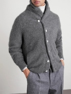 UMIT BENAN - Montana Cashmere and Silk-Blend Cardigan - Gray