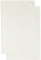 Tekla Two-Pack Off-White Woven Linen Kitchen Towel