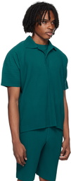 HOMME PLISSÉ ISSEY MIYAKE Green Monthly Color May Polo